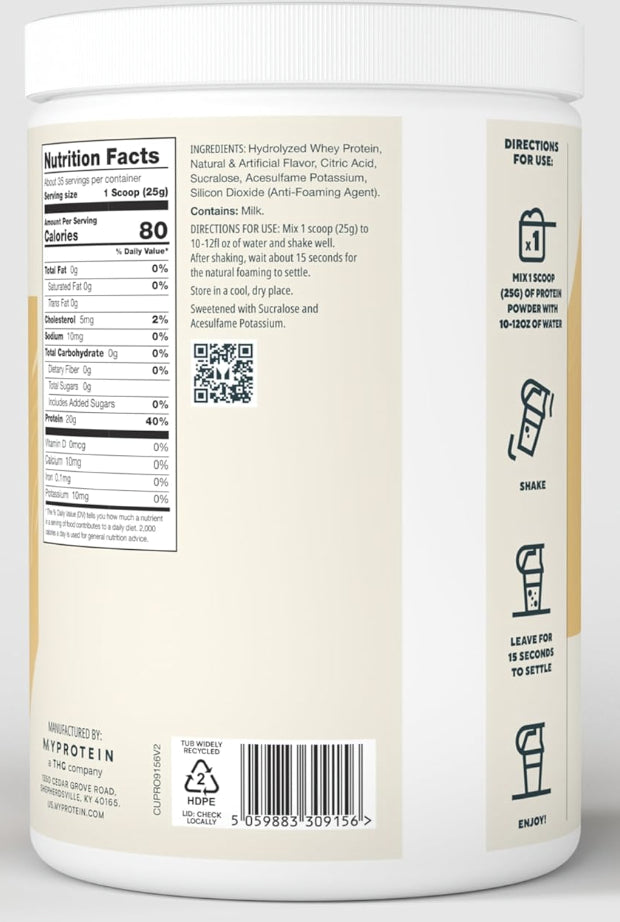 MyProtein Clear Whey Isolate 500g + Free Gift