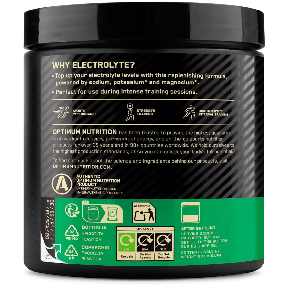 Optimum Nutrition Electrolyte Powder 264g