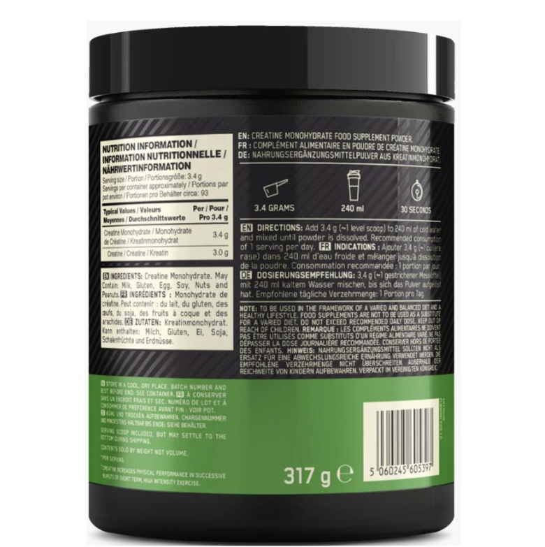 Optimum Nutrition Micronized Creatine - Unflavoured