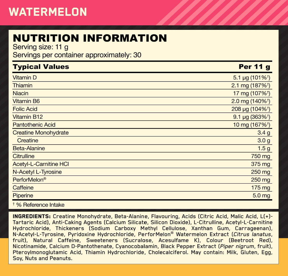 Optimum Nutrition Gold Standard Pre-Workout 330g