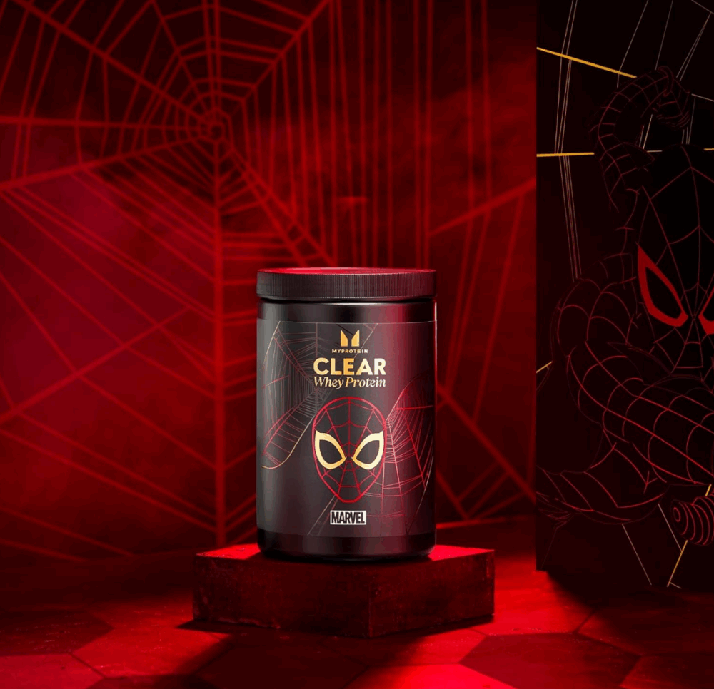 Limited Edition MyProtein Clear Whey 500g Spiderman - Raspberry and Cranberry