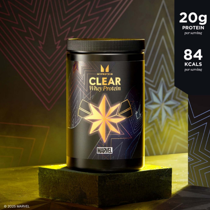 Limited Edition MyProtein Clear Whey 500g Captain Marvel - Orange Mango