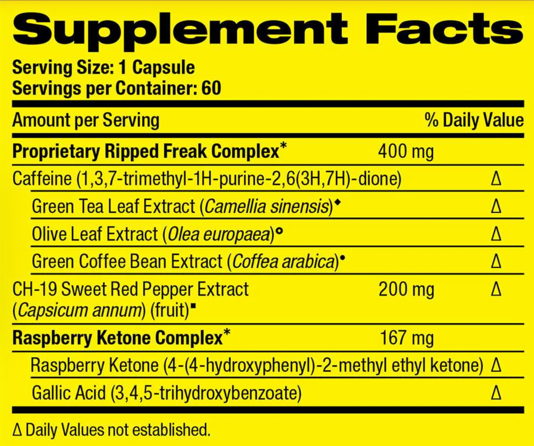 Pharmafreak Ripped Freak Hybrid Fat Burner
