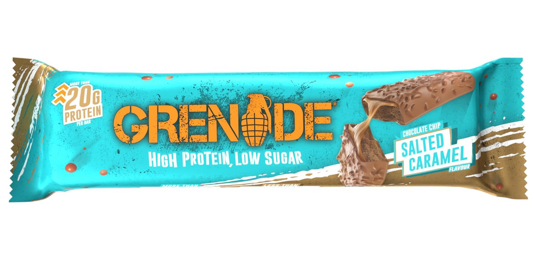 Grenade Protein Bars 12 x 60 g - Chocolate Chip Salted Caramel