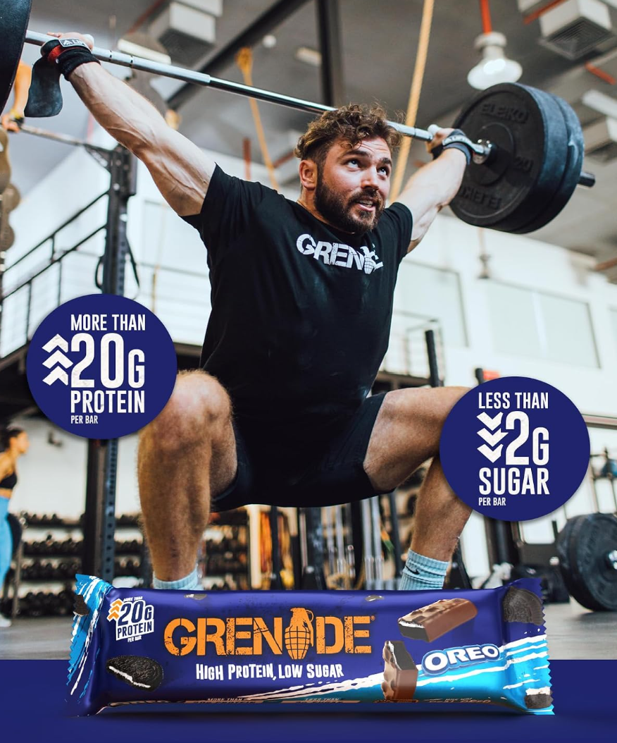 Grenade Protein Bars 12 x 60 g - Oreo