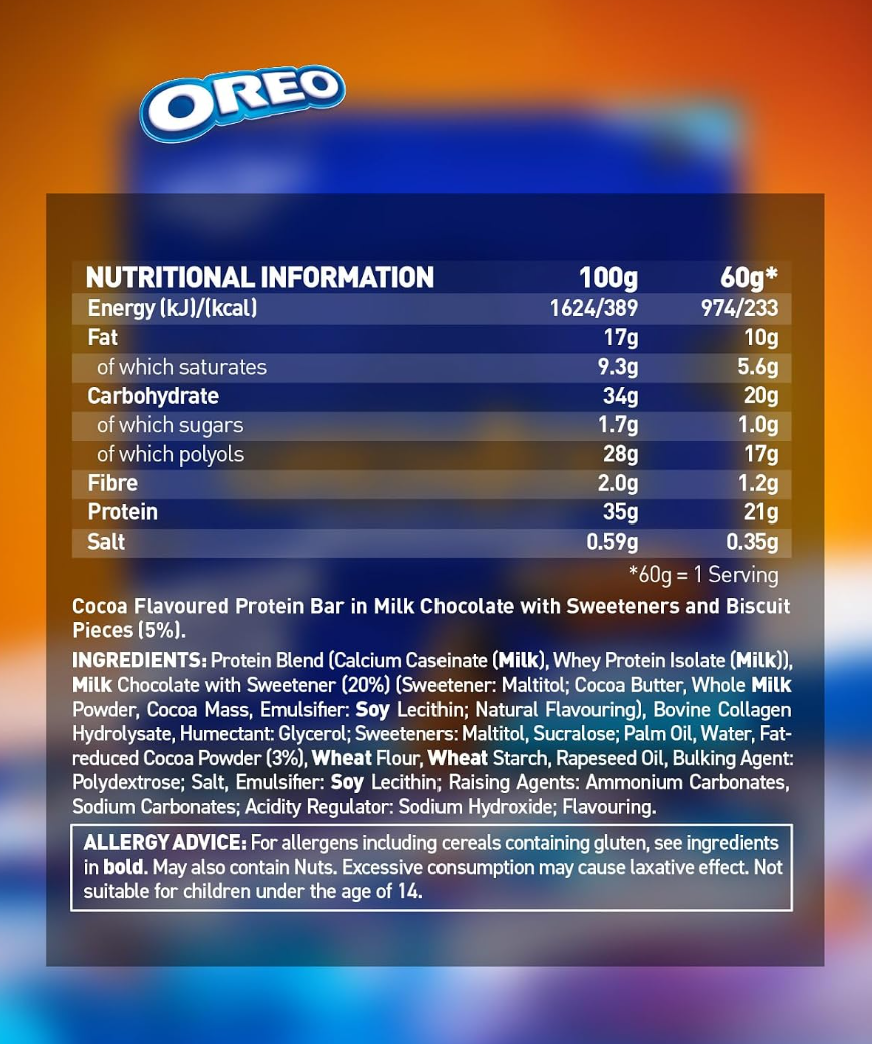 Grenade Protein Bars 12 x 60 g - Oreo