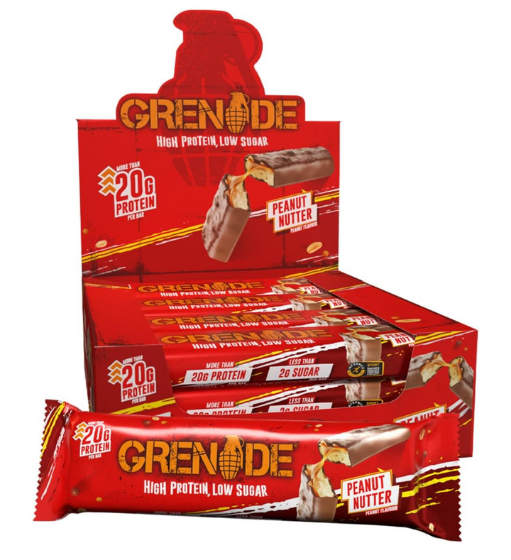Grenade Protein Bars 12 x 60 g - Peanut Nutter