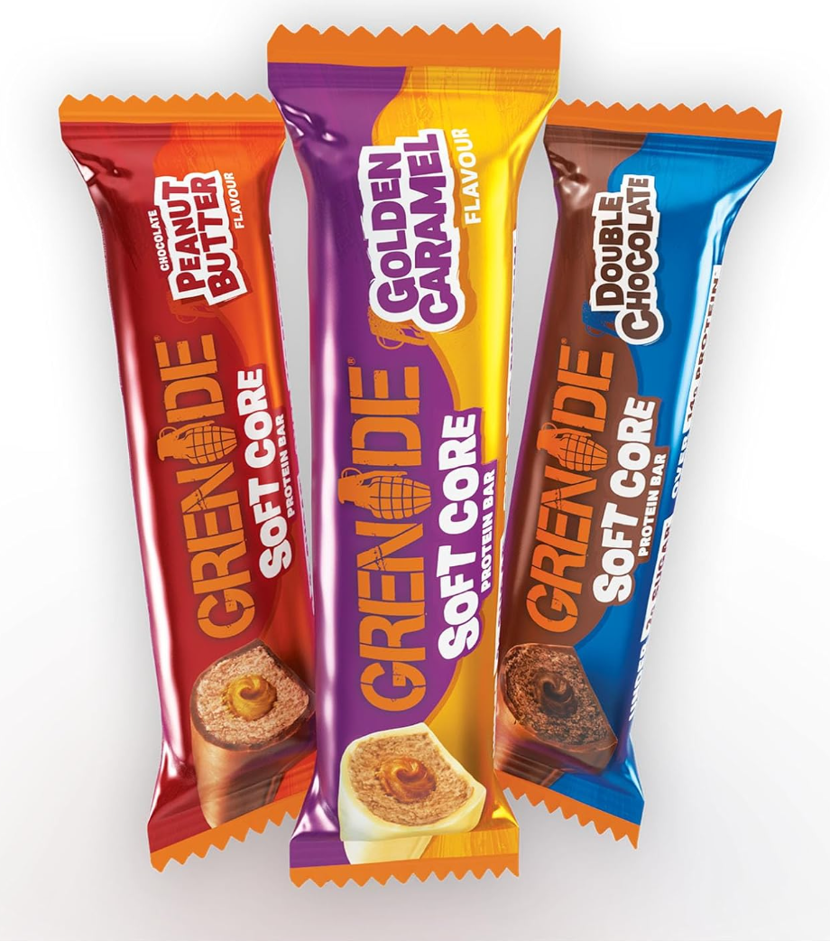 Grenade Soft Core Protein Bar 12 x 50g - Double Chocolate