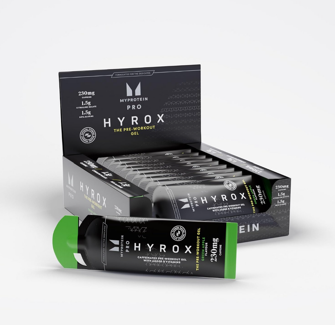 MyProtein x Hyrox Pre-workout gel 12 x 50g - Green Apple
